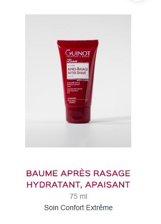 Guinot soins pour hommes en institut de beauté