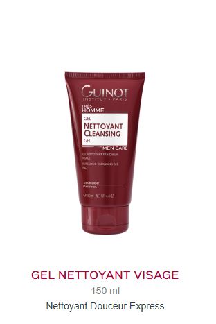 Guinot soins pour hommes en institut de beauté